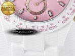 Rolex Daytona AET White Ceramic Case and Bracelet Pink Dial N6F Best Edition SA4130 - Görsel 14