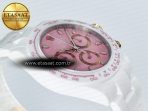 Rolex Daytona AET White Ceramic Case and Bracelet Pink Dial N6F Best Edition SA4130 - Görsel 7