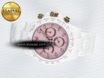 Rolex Daytona AET White Ceramic Case and Bracelet Pink Dial N6F Best Edition SA4130 - Görsel 9