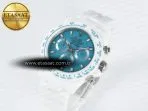 Rolex Daytona AET White Ceramic Case and Bracelet Tiffany Blue Dial N6F Best Edition SA4130 - Görsel 2