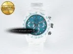 Rolex Daytona AET White Ceramic Case and Bracelet Tiffany Blue Dial N6F Best Edition SA4130 - Görsel 3