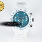 Rolex Daytona Aet Beyaz Seramik Tiffany Mavi N6F SA4130 Eta Saat - Görsel 3 - 1:1 Süper Klon Saat