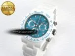 Rolex Daytona White Ceramic Blue Noob SA4130