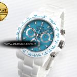Rolex Daytona White Ceramic Blue Noob SA4130