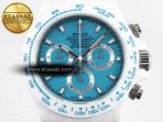 Rolex Daytona White Ceramic Blue Noob SA4130 - Görsel 4