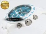 Rolex Daytona White Ceramic Blue Noob SA4130 - Görsel 8