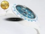 Rolex Daytona White Ceramic Blue Noob SA4130 - Görsel 9