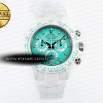 Rolex Daytona Aet Beyaz Solid Seramik Avokado Yeşil SH4130 Eta Saat - Görsel 3 - 1:1 Süper Klon Saat