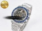 Rolex Daytona Artisans Skeleton SS ADGF Best Edition Blue Ceramic Bezel Skeleton Dial on SS Oyster Bracelet SA4130