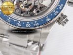 Rolex Daytona Artisans Skeleton SS ADGF Best Edition Blue Ceramic Bezel Skeleton Dial on SS Oyster Bracelet SA4130 - Görsel 14