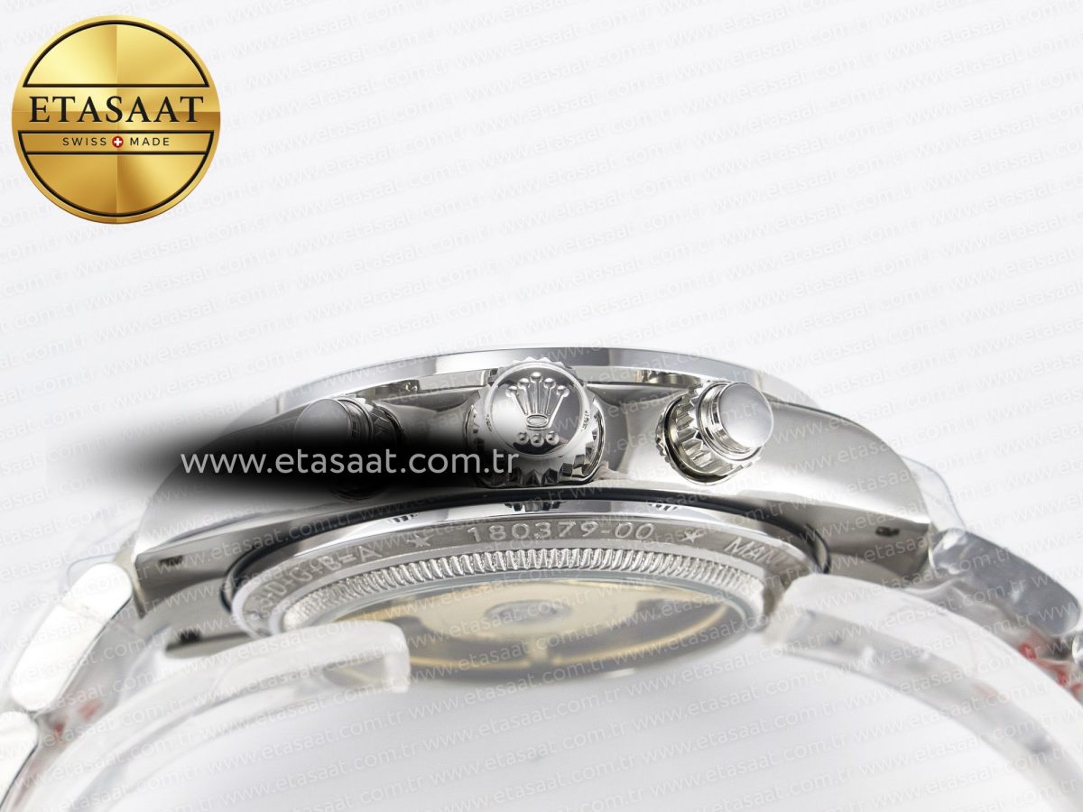 Rolex Daytona Artisans Skeleton SS ADGF Best Edition Blue Ceramic Bezel Skeleton Dial on SS Oyster Bracelet SA4130 - Görsel 16