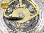 Rolex Daytona Artisans Skeleton SS ADGF Best Edition Blue Ceramic Bezel Skeleton Dial on SS Oyster Bracelet SA4130 - Görsel 20