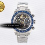 Rolex Daytona Artisans İskelet Adgf Mavi Seramik SA4130 Eta Saat - Görsel 3 - 1:1 Süper Klon Saat