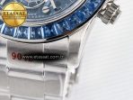 Rolex Daytona Artisans SS GETF Best Edition Blue Skeleton Dial Diamonds Bezel on SS Bracelet DD4802 - Görsel 14