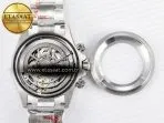 Rolex Daytona Artisans SS GETF Best Edition Blue Skeleton Dial Diamonds Bezel on SS Bracelet DD4802 - Görsel 19