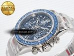 Rolex Daytona Artisans SS GETF Best Edition Blue Skeleton Dial Diamonds Bezel on SS Bracelet DD4802 - Görsel 6