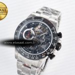 Rolex Daytona Artisans SS GETF Best Edition Skeleton Dial Black Ceramic Bezel on SS Bracelet DD4802
