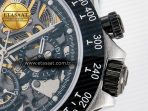 Rolex Daytona Artisans SS GETF Best Edition Skeleton Dial Black Ceramic Bezel on SS Bracelet DD4802 - Görsel 11