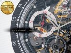 Rolex Daytona Artisans SS GETF Best Edition Skeleton Dial Black Ceramic Bezel on SS Bracelet DD4802 - Görsel 13