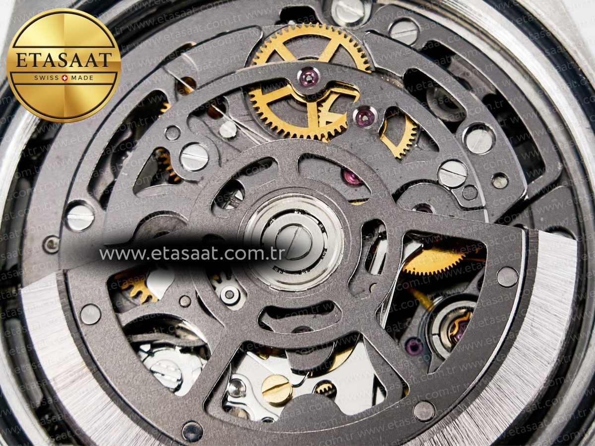 Rolex Daytona Artisans SS GETF Best Edition Skeleton Dial Black Ceramic Bezel on SS Bracelet DD4802 - Görsel 22