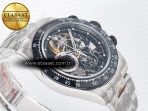 Rolex Daytona Artisans SS GETF Best Edition Skeleton Dial Black Ceramic Bezel on SS Bracelet DD4802 - Görsel 7