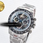 Rolex Daytona Artisans SS GETF Best Edition Skeleton Dial Carbon Bezel on SS Bracelet DD4802