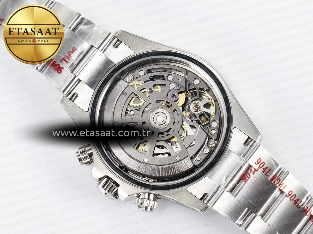 Rolex Daytona Artisans SS GETF Best Edition Skeleton Dial Carbon Bezel on SS Bracelet DD4802 - Görsel 20