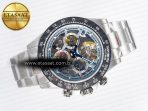 Rolex Daytona Artisans SS GETF Best Edition Skeleton Dial Carbon Bezel on SS Bracelet DD4802 - Görsel 8