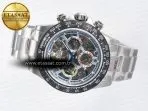 Rolex Daytona Artisans SS GETF Best Edition Skeleton Dial Carbon Bezel on SS Bracelet DD4802 - Görsel 9