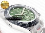 Rolex Daytona Black Ceramic Bezel Noob Best Edition Green Dial on SS Oyster Bracelet SA4130 - Görsel 7