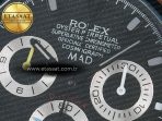 Rolex Daytona BLAKEN 1:1 Best Edition Matte Black Dial Rainbow Bezel on Ceramic Bracelet SA7750 - Görsel 10