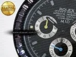 Rolex Daytona BLAKEN 1:1 Best Edition Matte Black Dial Rainbow Bezel on Ceramic Bracelet SA7750 - Görsel 13