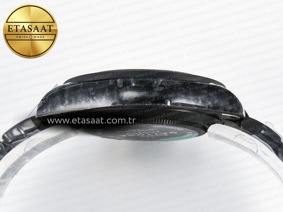 Rolex Daytona BLAKEN 1:1 Best Edition Matte Black Dial Rainbow Bezel on Ceramic Bracelet SA7750 - Görsel 15