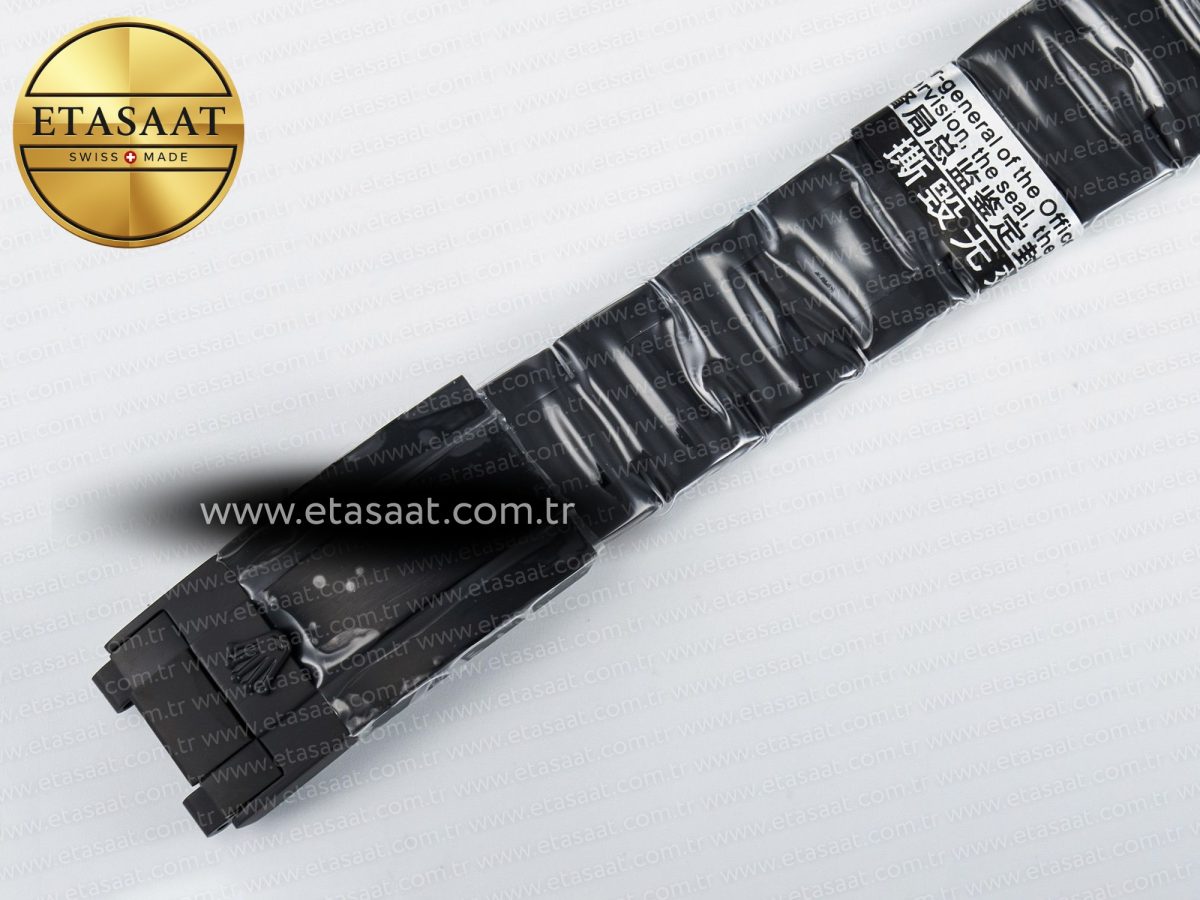 Rolex Daytona BLAKEN 1:1 Best Edition Matte Black Dial Rainbow Bezel on Ceramic Bracelet SA7750 - Görsel 20