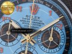 Rolex Daytona DIW “AVIA AZURE BLUE” Carbon DIWF 1:1 Best Edition Blue Dial on Orange Nylon Strap SH4130 - Görsel 11