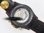 Rolex Daytona DIW “AVIA AZURE BLUE” Carbon DIWF 1:1 Best Edition Blue Dial on Orange Nylon Strap SH4130 - Görsel 18