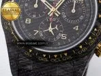 Rolex Daytona DIW “AVIA BLACK” Carbon DIWF 1:1 Best Edition Black/Red Dial on Black/Yellow Nylon Strap SH4130 - Görsel 13