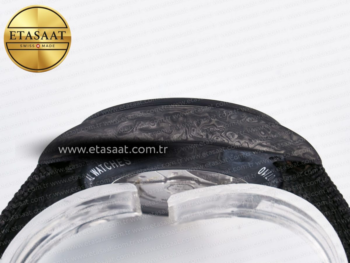 Rolex Daytona DIW “AVIA BLACK” Carbon DIWF 1:1 Best Edition Black/Red Dial on Black/Yellow Nylon Strap SH4130 - Görsel 14