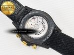 Rolex Daytona DIW “AVIA BLACK” Carbon DIWF 1:1 Best Edition Black/Red Dial on Black/Yellow Nylon Strap SH4130 - Görsel 17