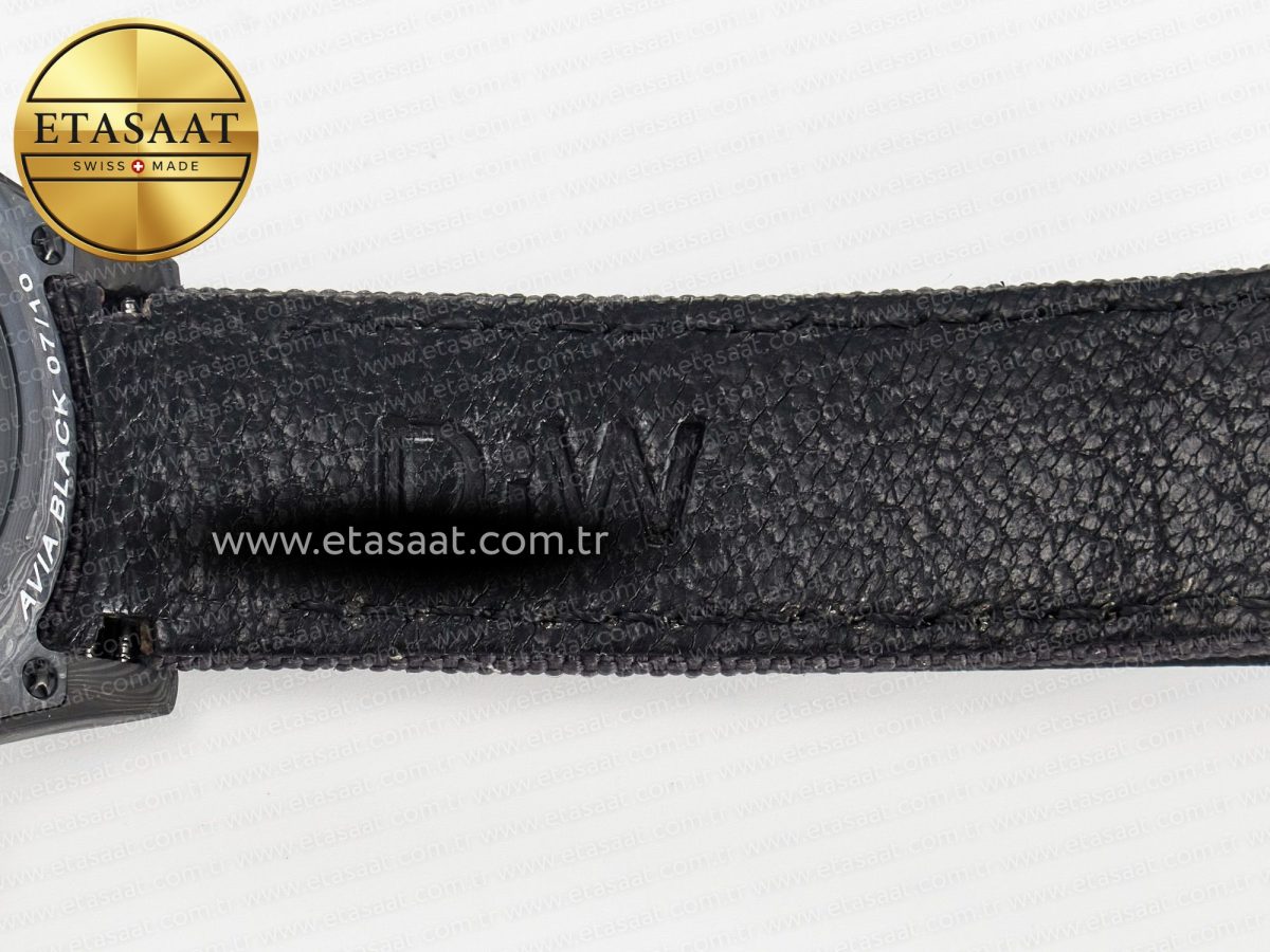 Rolex Daytona DIW “AVIA BLACK” Carbon DIWF 1:1 Best Edition Black/Red Dial on Black/Yellow Nylon Strap SH4130 - Görsel 24