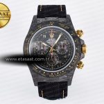 Rolex Daytona DIW Avia Siyah Karbon DIWF SH4130 Eta Saat - Görsel 3 - 1:1 Süper Klon Saat