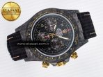 Rolex Daytona DIW “AVIA BLACK” Carbon DIWF 1:1 Best Edition Black/Red Dial on Black/Yellow Nylon Strap SH4130 - Görsel 8