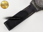 Rolex Daytona DIW “AVIA GREY” Carbon DIWF 1:1 Best Edition Gray/Yellow Dial on Black Nylon Strap SH4130 - Görsel 22