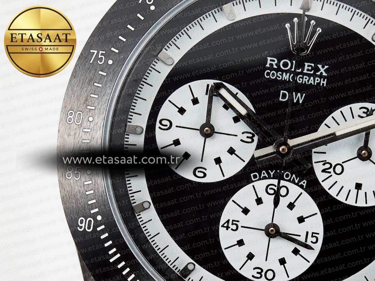 Rolex Daytona DIW Black Carbon DIWF 1:1 Best Edition Black/White Dial on Black Nylon Strap SH4130 - Görsel 10