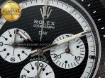 Rolex Daytona DIW Black Carbon DIWF 1:1 Best Edition Black/White Dial on Black Nylon Strap SH4130 - Görsel 11