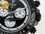 Rolex Daytona DIW Black Carbon DIWF 1:1 Best Edition Black/White Dial on Black Nylon Strap SH4130 - Görsel 12