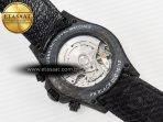 Rolex Daytona DIW Black Carbon DIWF 1:1 Best Edition Black/White Dial on Black Nylon Strap SH4130 - Görsel 17
