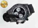 Rolex Daytona DIW Black Carbon DIWF 1:1 Best Edition Black/White Dial on Black Nylon Strap SH4130 - Görsel 8