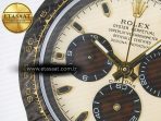Rolex Daytona DIW Carbon Case DIWF Edition Cream/Brown Dial on White Nylon Strap A7750 - Görsel 10