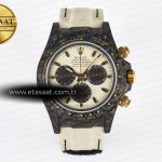 Rolex Daytona DIW Karbon Kasa DIWF Krem/Kahve Kadran A7750 Eta Saat - Görsel 3 - 1:1 Süper Klon Saat